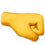 Right-facing Fist on Apple
