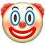 Clown Face on Apple