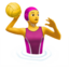 Woman Playing Water Polo on Apple