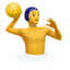Man Playing Water Polo on Apple