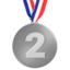 2nd Place Medal on Apple
