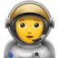 Astronaut on Apple