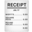 Receipt on Apple