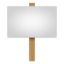 Placard on Apple