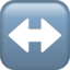 Left-right Arrow on Apple