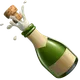Bottle with Popping Cork
