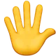 Hand with Fingers Splayed