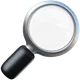 Magnifying Glass Tilted Right