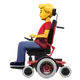 Man in Motorized Wheelchair