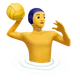 Man Playing Water Polo