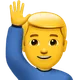Man Raising Hand