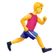 Man Running Facing Right