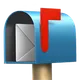 Open Mailbox with Raised Flag