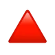 Red Triangle Pointed Up