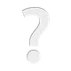 White Question Mark