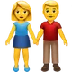 Woman and Man Holding Hands