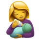 Woman Feeding Baby