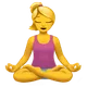 Woman in Lotus Position