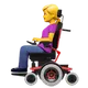 Woman in Motorized Wheelchair