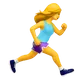 Woman Running Facing Right
