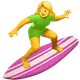 Woman Surfing