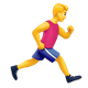 MAN RUNNING FACING RIGHT