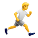 PERSON RUNNING FACING RIGHT