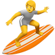 PERSON SURFING