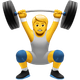 PERSON LIFTING WEIGHTS