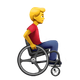 MAN IN MANUAL WHEELCHAIR FACING RIGHT