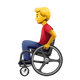 MAN IN MANUAL WHEELCHAIR