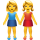 WOMEN HOLDING HANDS