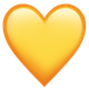 YELLOW HEART