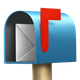 OPEN MAILBOX WITH RAISED FLAG