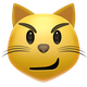 CAT WITH WRY SMILE