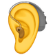EAR WITH HEARING AID