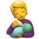 PERSON FEEDING BABY