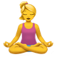 WOMAN IN LOTUS POSITION