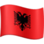 Flag: Albania on Facebook