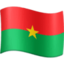 Flag: Burkina Faso on Facebook