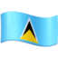 Flag: St. Lucia on Facebook