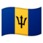 Flag: Barbados on Google
