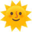 Sun With Face on Google