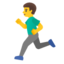Man Running on Google