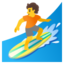 Person Surfing on Google