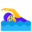 Woman Swimming on Google