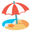 Beach With Umbrella on Google