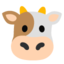 Cow Face on Google