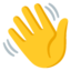 Waving Hand on Google