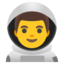 Man Astronaut on Google
